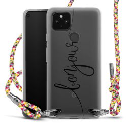 New Carry Case Transparent Stoff colourful/silber