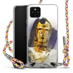 New Carry Case Transparent Stoff colourful/silber