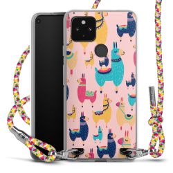 New Carry Case Transparent Stoff colourful/silber