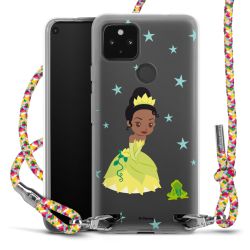 New Carry Case Transparent Stoff colourful/silber