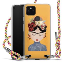 New Carry Case Transparent Stoff colourful/silber