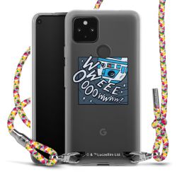 New Carry Case Transparent Stoff colourful/silber