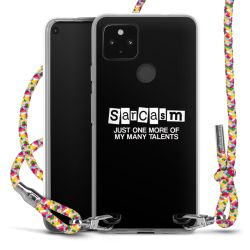 New Carry Case Transparent Stoff colourful/silber