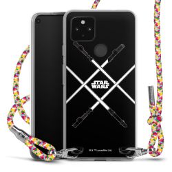 New Carry Case Transparent Stoff colourful/silber