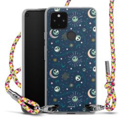 New Carry Case Transparent Stoff colourful/silber