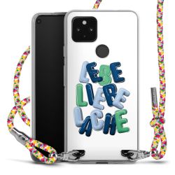 New Carry Case Transparent Stoff colourful/silber