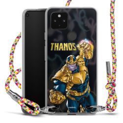 New Carry Case Transparent Stoff colourful/silber