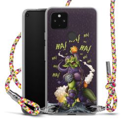 New Carry Case Transparent Stoff colourful/silber