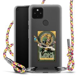 New Carry Case Transparent Stoff colourful/silber