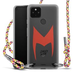 New Carry Case Transparent Stoff colourful/silber