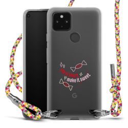 New Carry Case Transparent Stoff colourful/silber