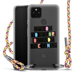 New Carry Case Transparent Stoff colourful/silber