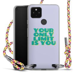 New Carry Case Transparent Stoff colourful/silber