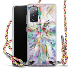 New Carry Case Transparent Stoff colourful/silber