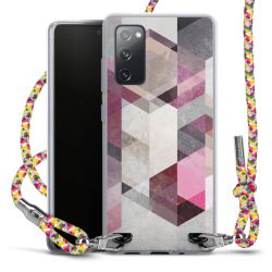 New Carry Case Transparent Stoff colourful/silber