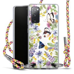 Carry Case Transparent Fabric colourful