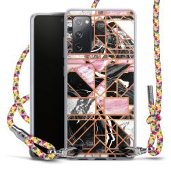 New Carry Case Transparent Stoff colourful/silber