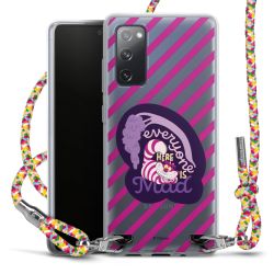 New Carry Case Transparent Stoff colourful/silber