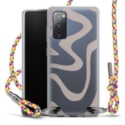 New Carry Case Transparent Stoff colourful/silber