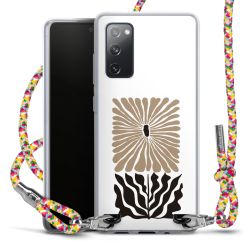 New Carry Case Transparent Stoff colourful/silber