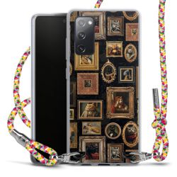 New Carry Case Transparent Stoff colourful/silber