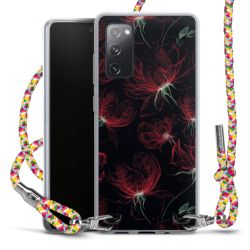 New Carry Case Transparent Stoff colourful/silber