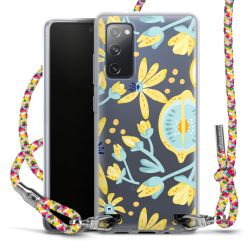 New Carry Case Transparent Stoff colourful/silber