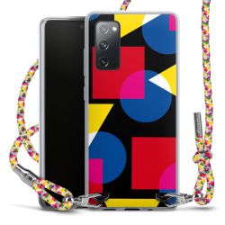 New Carry Case Transparent Stoff colourful/silber