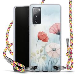 New Carry Case Transparent Stoff colourful/silber