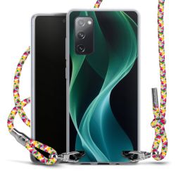 New Carry Case Transparent Stoff colourful/silber