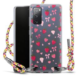 New Carry Case Transparent Stoff colourful/silber