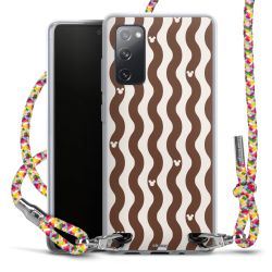 New Carry Case Transparent Stoff colourful/silber