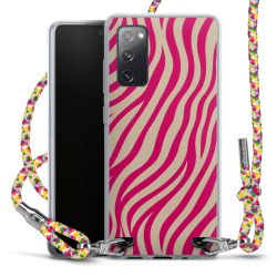 New Carry Case Transparent Stoff colourful/silber