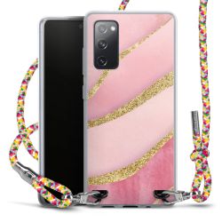 New Carry Case Transparent Stoff colourful/silber