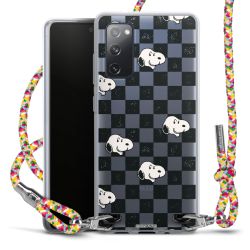 New Carry Case Transparent Stoff colourful/silber