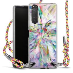 Carry Case Transparent Fabric colourful