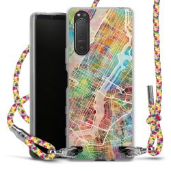 Carry Case Transparent Fabric colourful