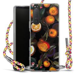 New Carry Case Transparent Stoff colourful/silber