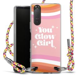 Carry Case Transparent Fabric colourful