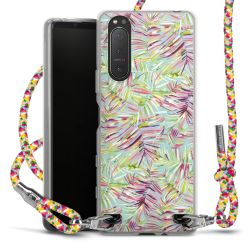 New Carry Case Transparent Stoff colourful/silber