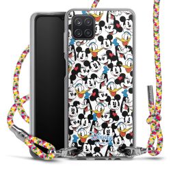 New Carry Case Transparent Stoff colourful/silber