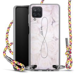 New Carry Case Transparent Stoff colourful/silber