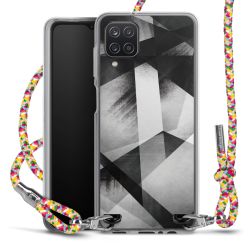 New Carry Case Transparent Stoff colourful/silber