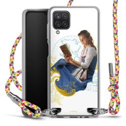 New Carry Case Transparent Stoff colourful/silber