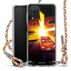 New Carry Case Transparent Stoff colourful/silber