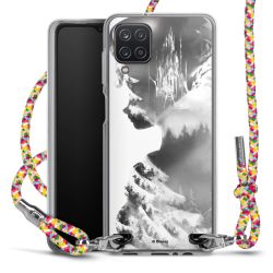 New Carry Case Transparent Stoff colourful/silber