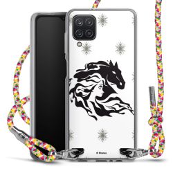 New Carry Case Transparent Stoff colourful/silber