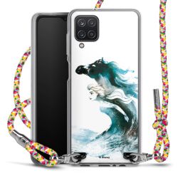 New Carry Case Transparent Stoff colourful/silber