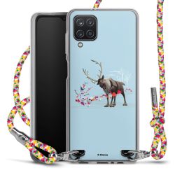 New Carry Case Transparent Stoff colourful/silber