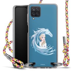 New Carry Case Transparent Stoff colourful/silber